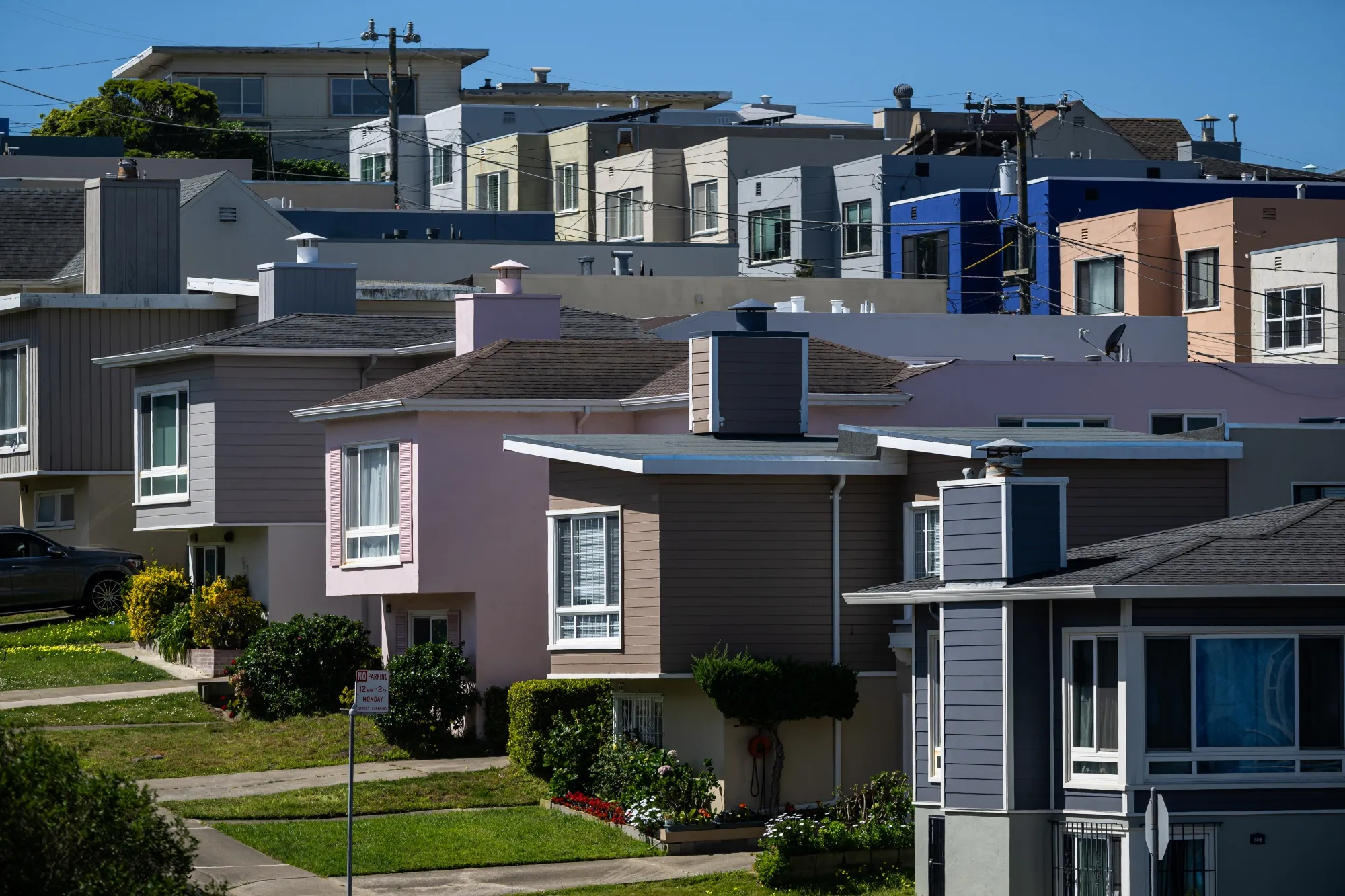 Homes in Daly City, California.