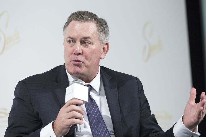 Main Speakers At Las Vegas Sands News Conference