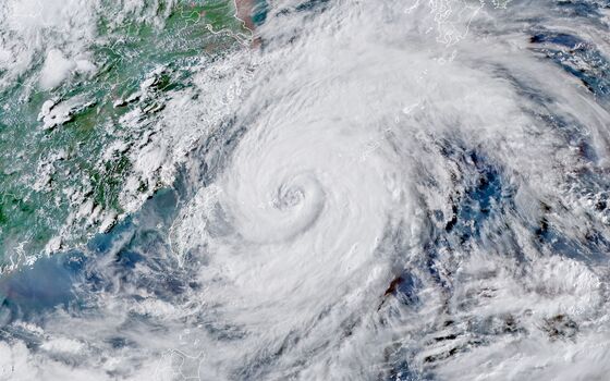 Typhoon Behind China’s Deadly Floods Barrels Toward Key Oil Hub