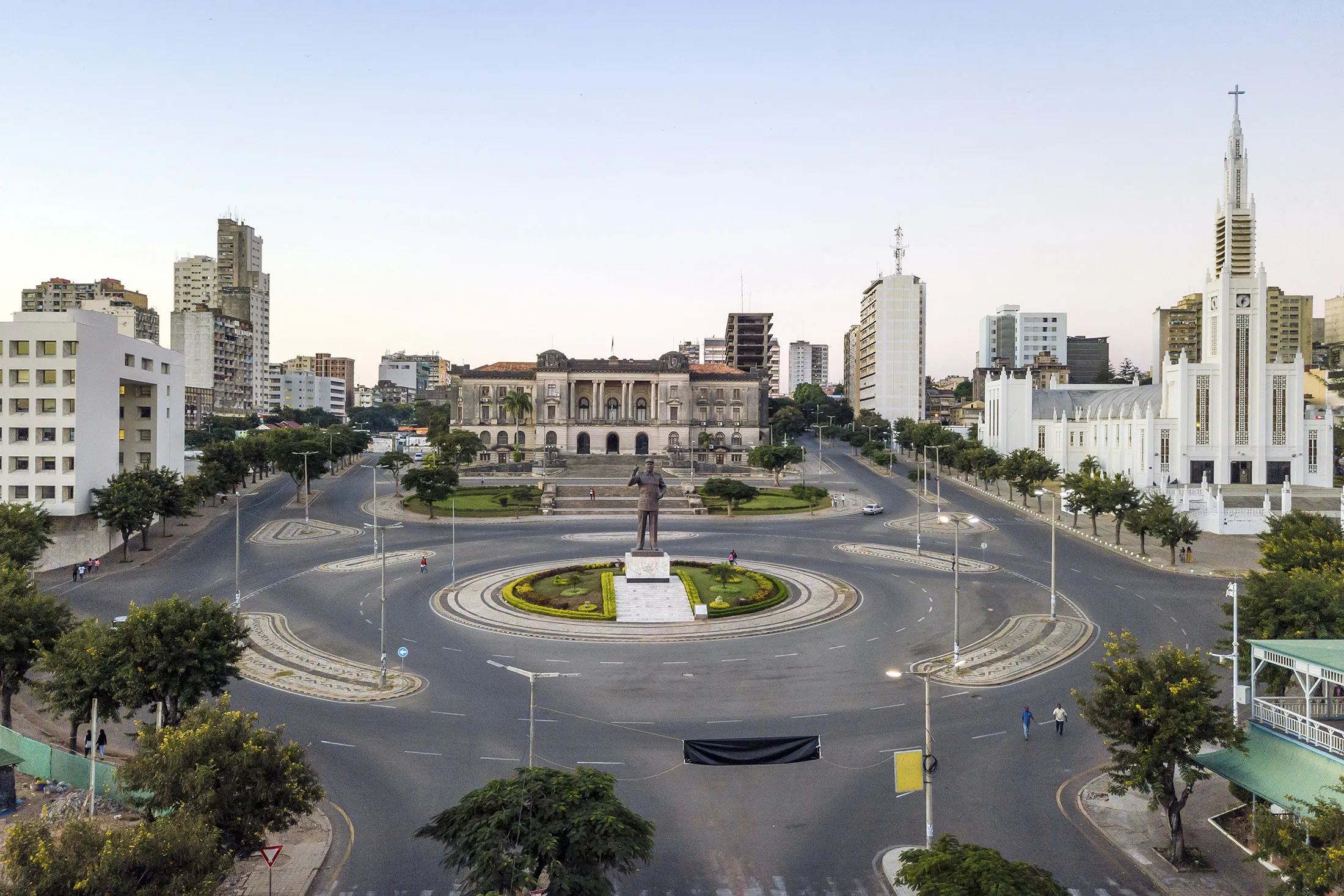 Independence Square&nbsp;in downtown Maputo, Mozambique.