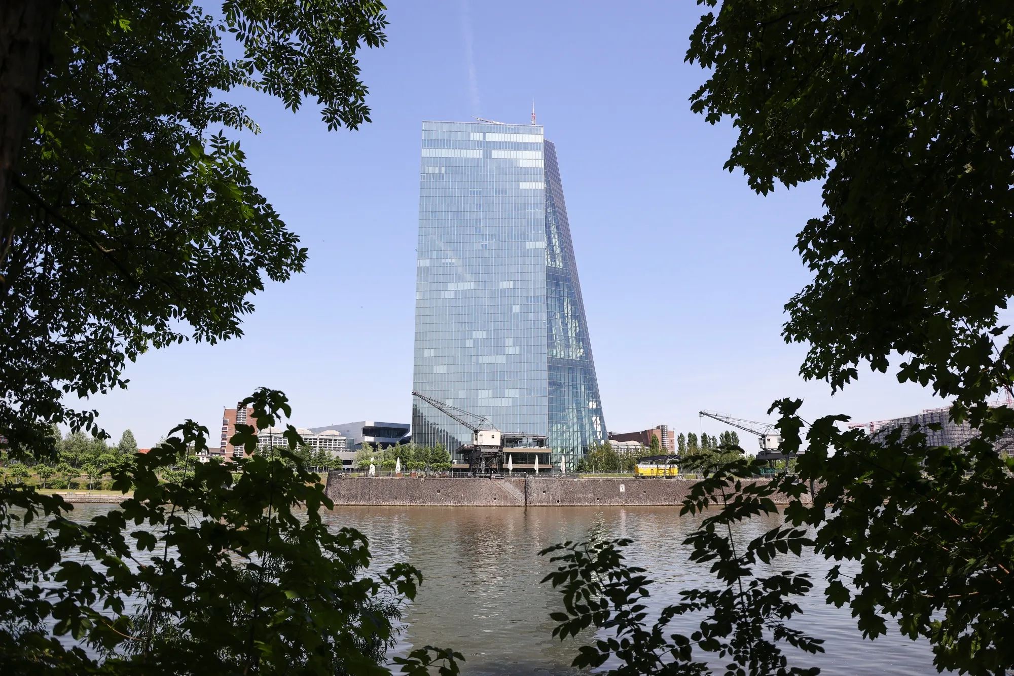 The European Central Bank (ECB) headquarters&nbsp;in Frankfurt, Germany.