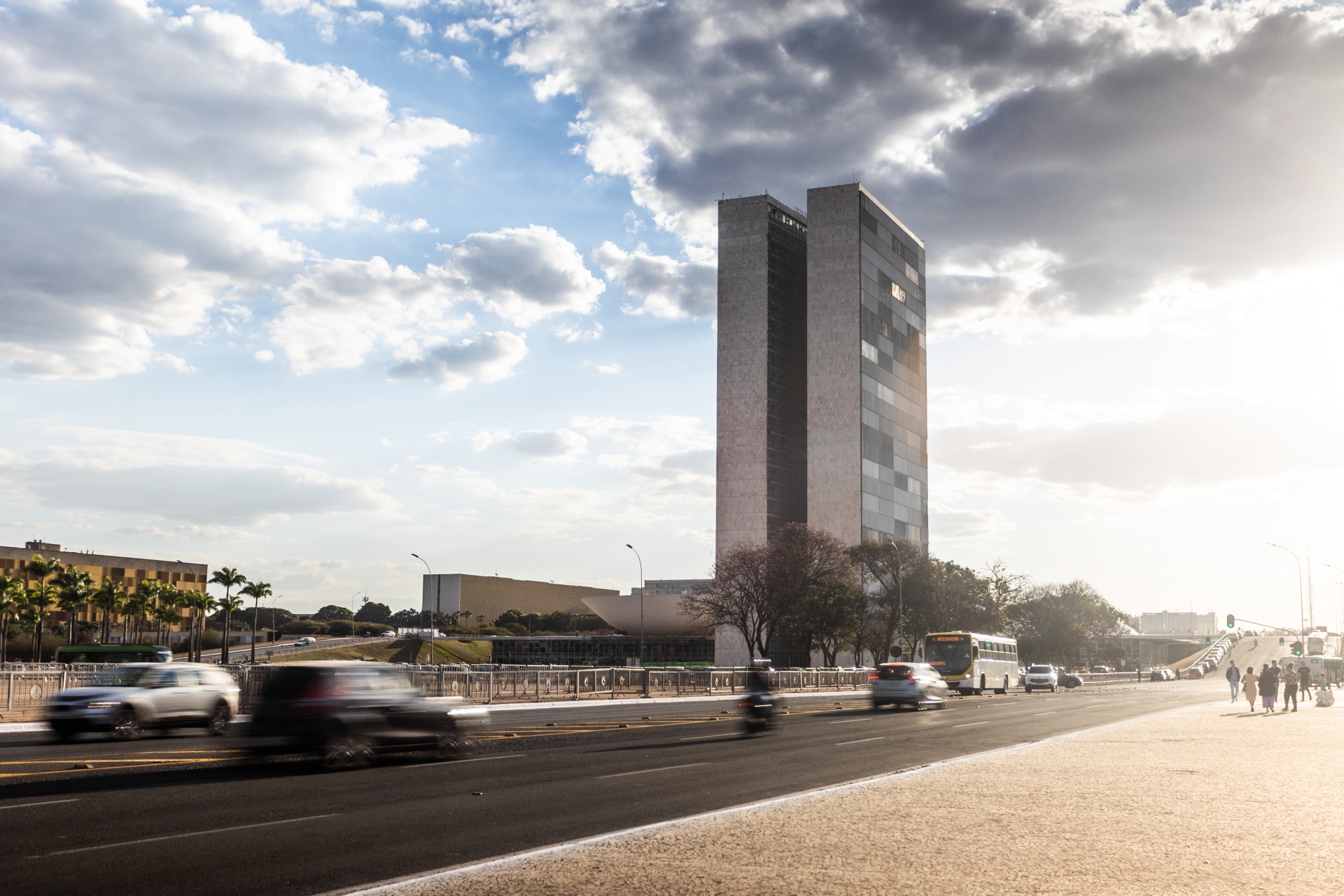 The National Congress building in Brasilia.