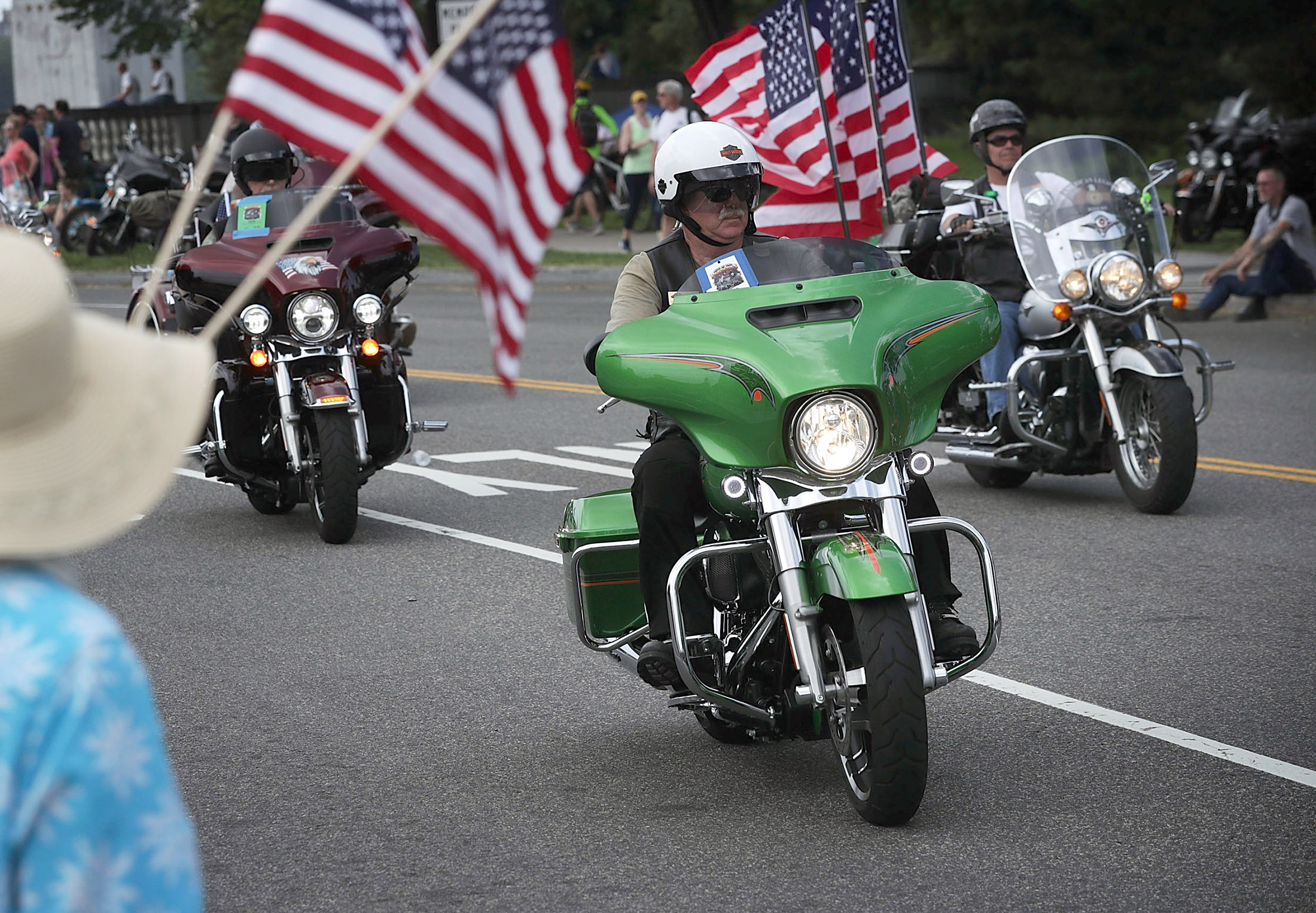 Trump Celebrates Memorial Day Weekend at Huge D.C. Biker Rally ...