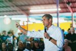 Beto O’Rourke speaks during a campaign event in Bastrop, Texas, on Aug. 5.