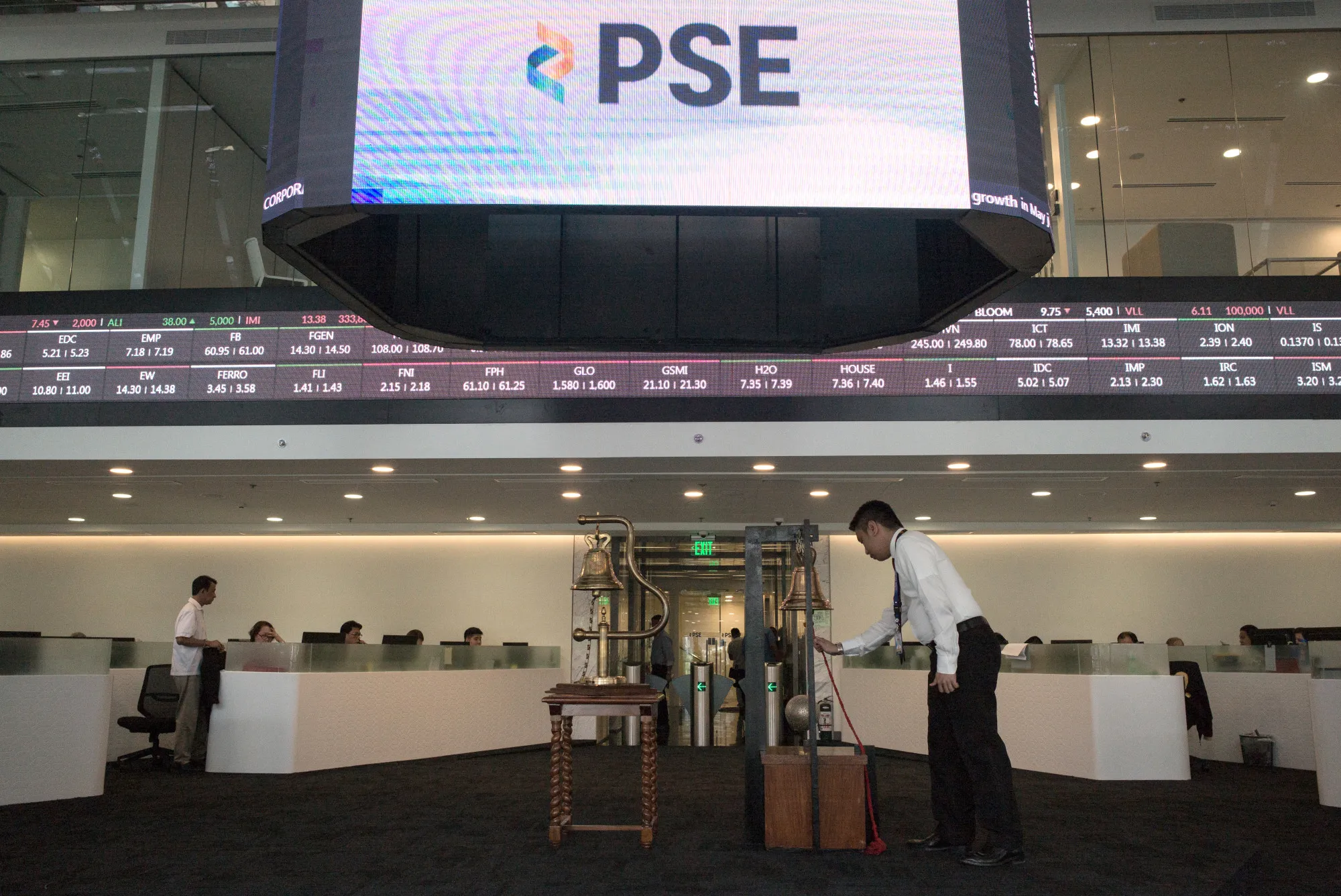The Philippine Stock Exchange.