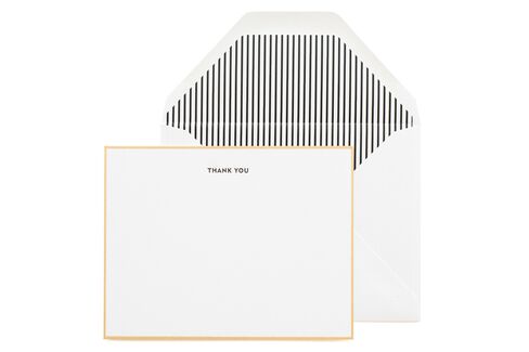 A thank-you card from Sugar Paper