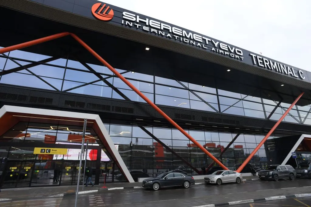 Moscow's Sheremetyevo airport.