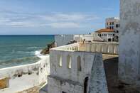 The Cape Coast Castle (UNESCO World Heritage Site) is one of