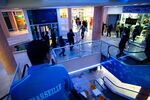 Customers are seen inside a shopping mall on Avenue Bourguiba in Tunis, Tunisia, on Wednesday, Nov. 2, 2011. Tunisia's government expects economic growth to accelerate to 4.5 percent next year, the state-run Agence Tunis Afrique Presse reported, citing the draft budget.
