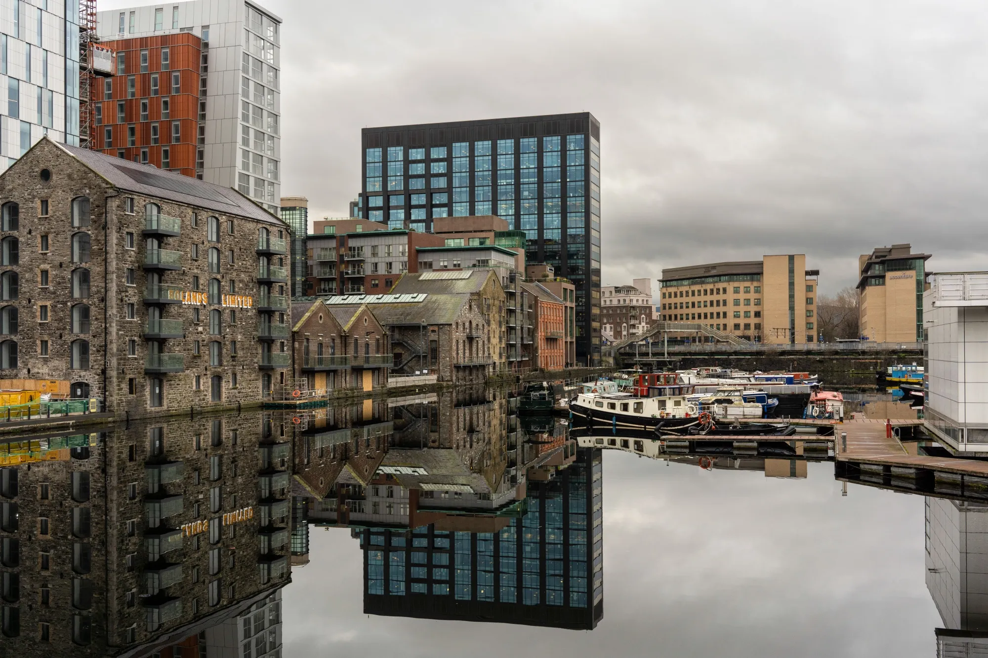 The 'Silicon Docks' area of Dublin.