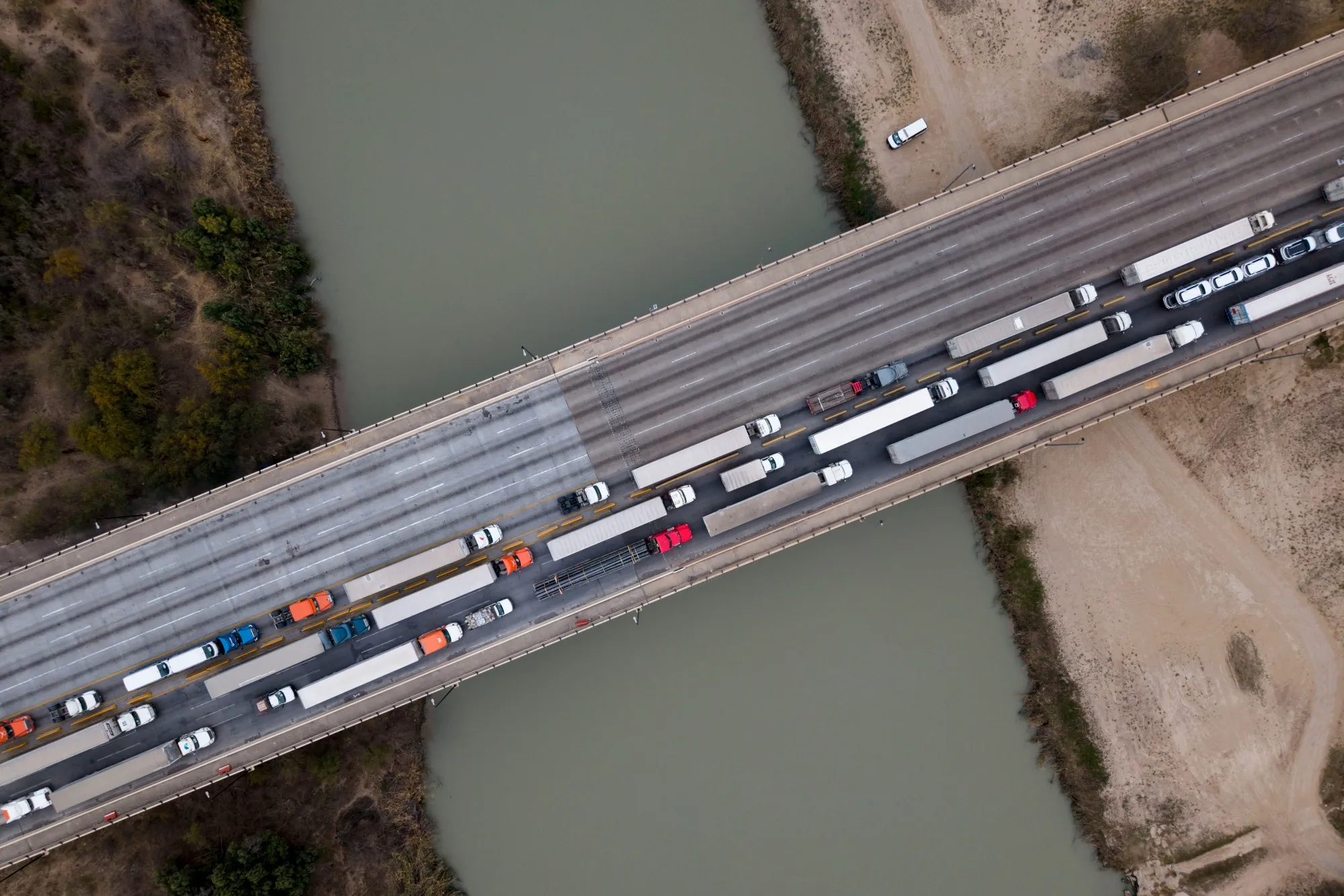 Operations At The Port Of Laredo As Trump Delays Mexico Tariffs