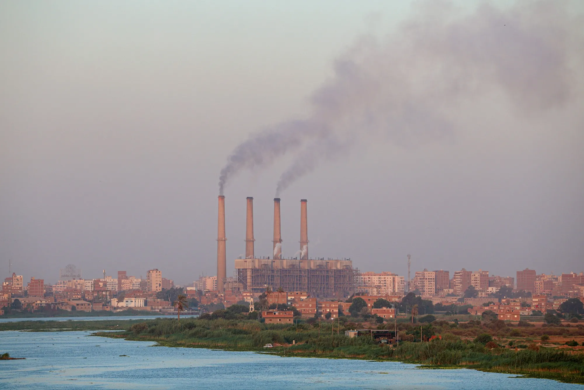 The Shoubra El Khiema power plant in Cairo.