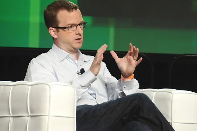 Facebook Vice President of Engineering Mike Schroepfer onstage at TechCrunch Disrupt SF 2011