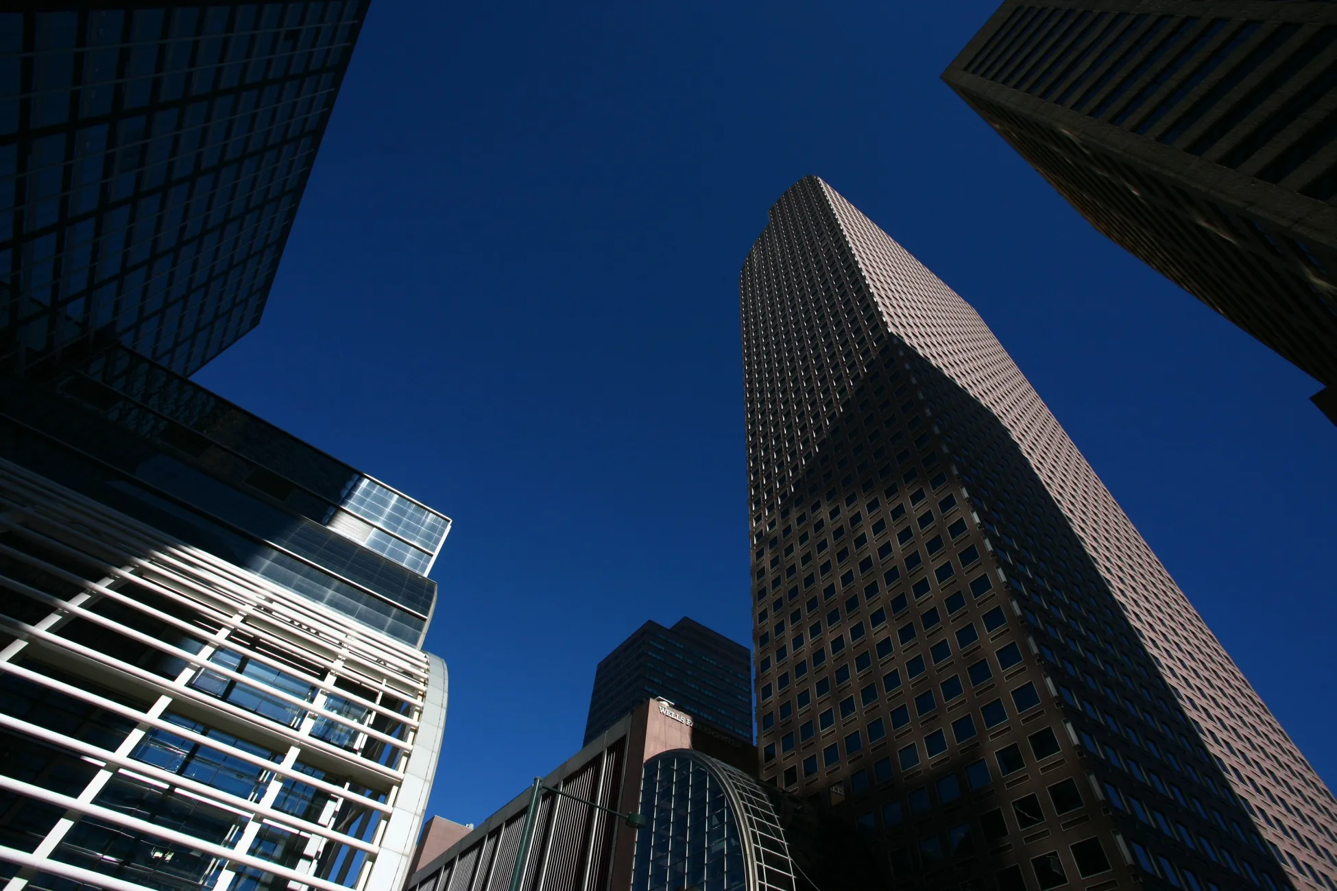 The Wells Fargo Center building in Denver.