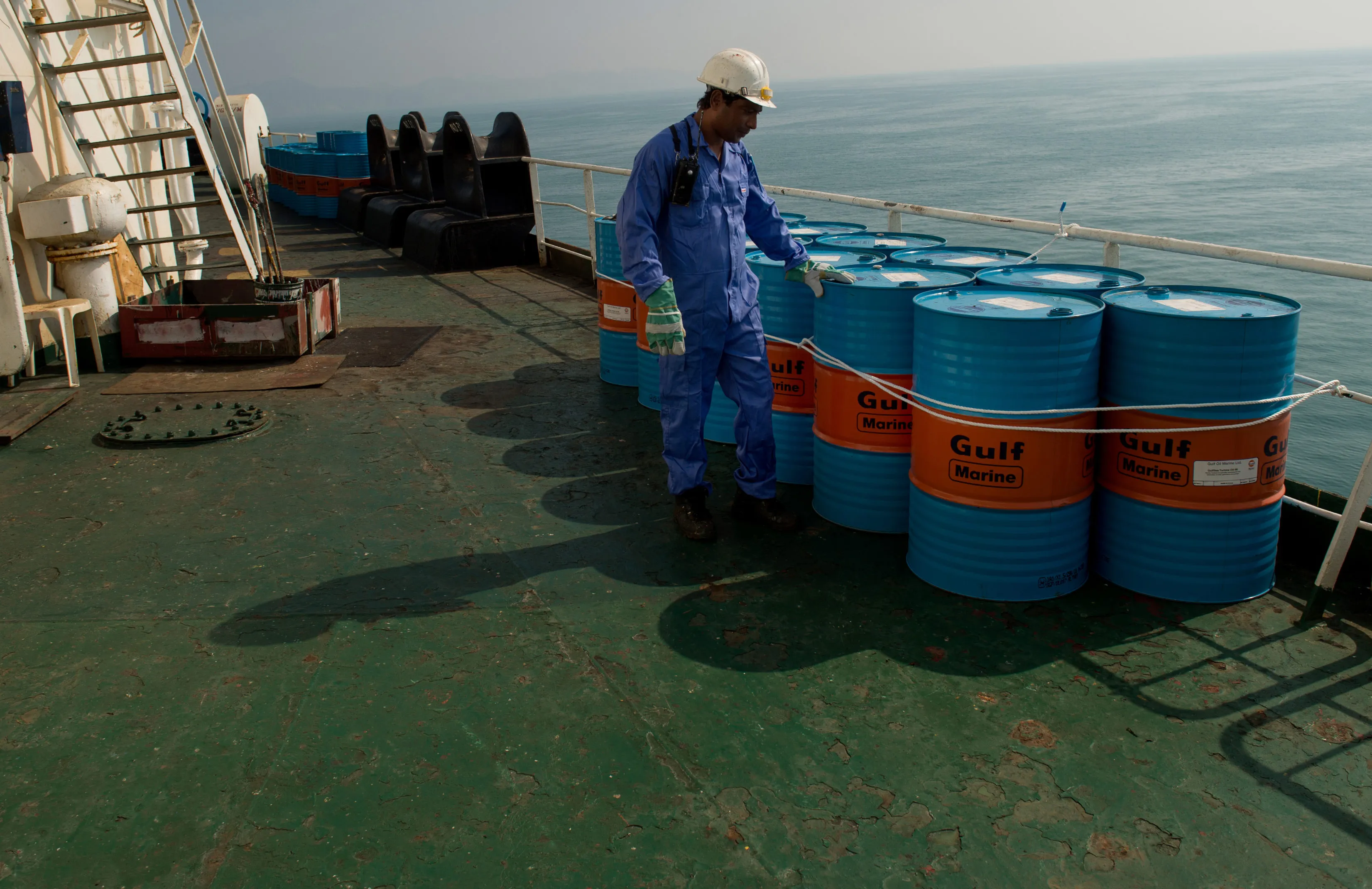 An&nbsp;oil tanker in Bandar Abbas, Iran.