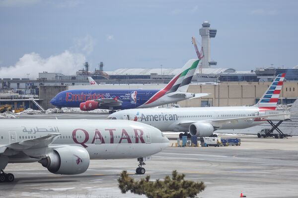 Travelers At JFK Face Disruptions As Middle East Attacks Prompt Gulf Airlines To Extend Flight Cancellations