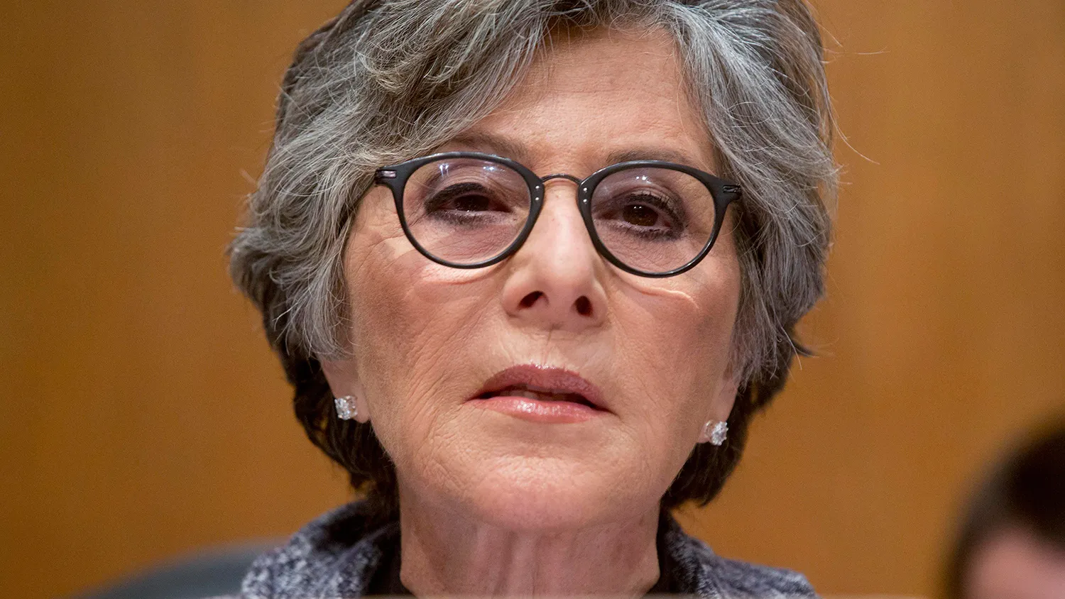 Senator Barbara Boxer, a Democrat from California, center, speaks during a Senate Environment and Public Works Committee markup meeting on reauthorization legislation for highway and transit programs in Washington, D.C., U.S., on Thursday, May 15, 2014.
