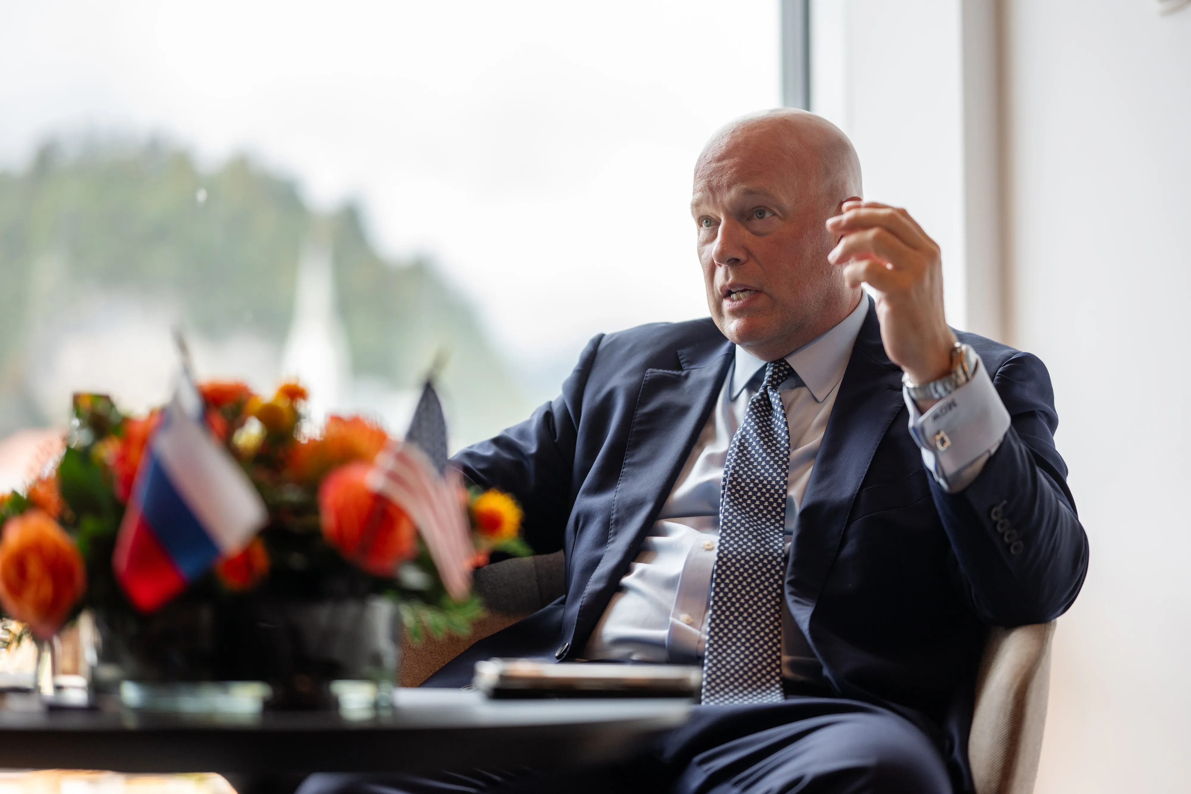 Matthew Whitaker in Bled, Slovenia, on Sept. 2.