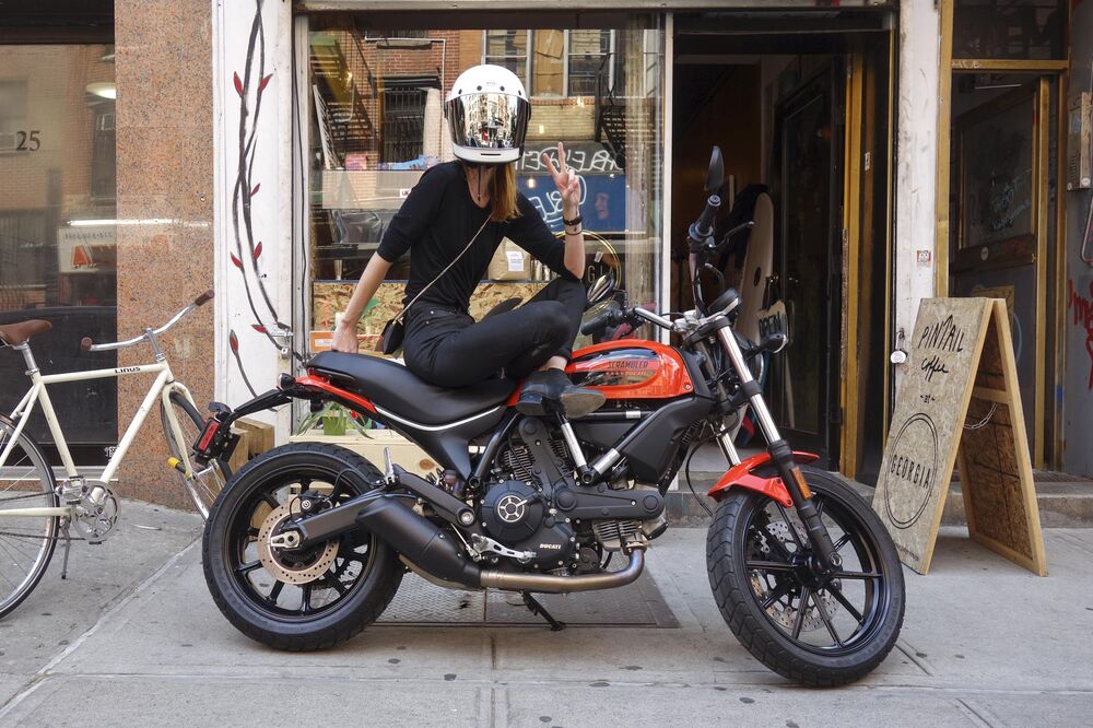 bike rider with helmet