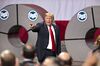 President Trump Speaks On Trade At The U.S. Steel Corp. Granite City Works Facility