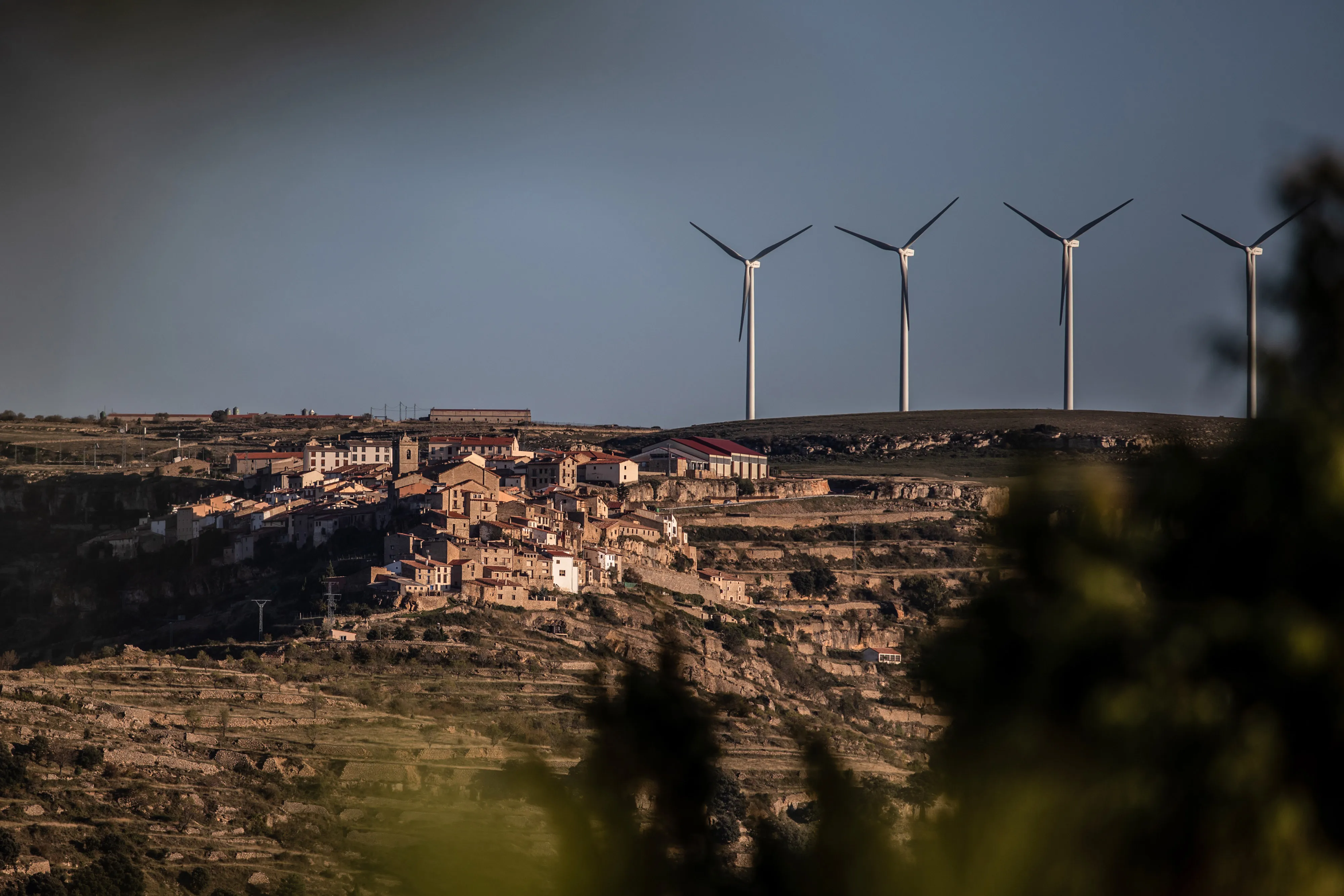 Wind turbines in Spain.