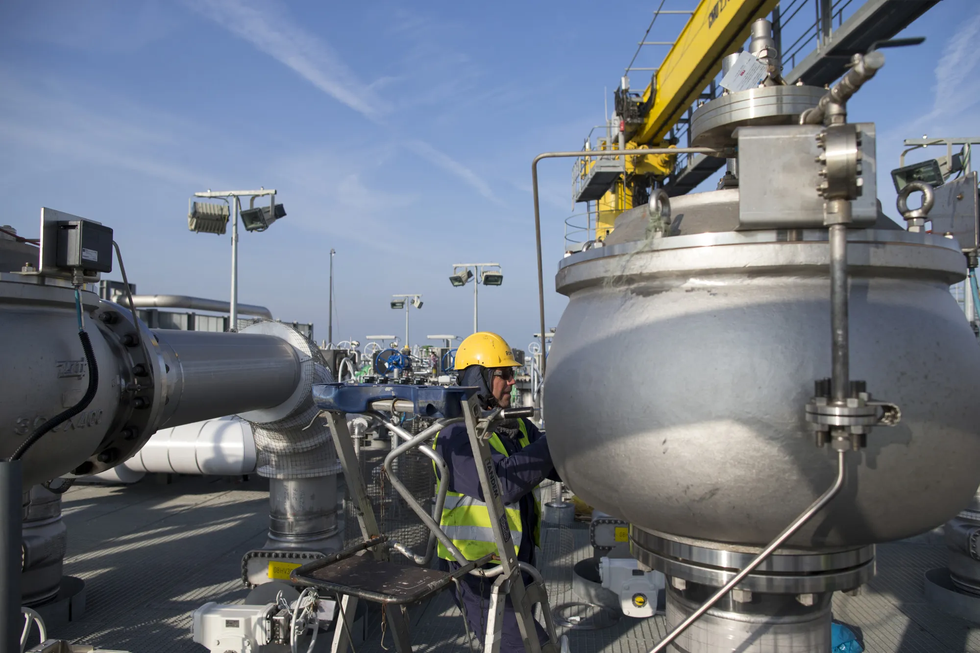 An LNG terminal in Dunkirk, France.
