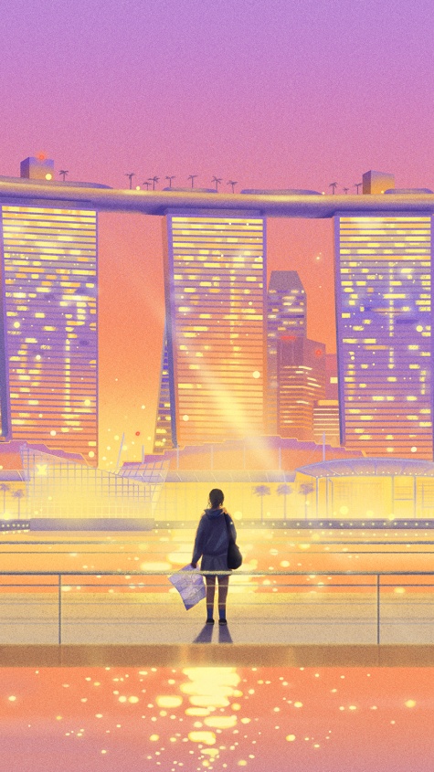 Illustration of Singapore.