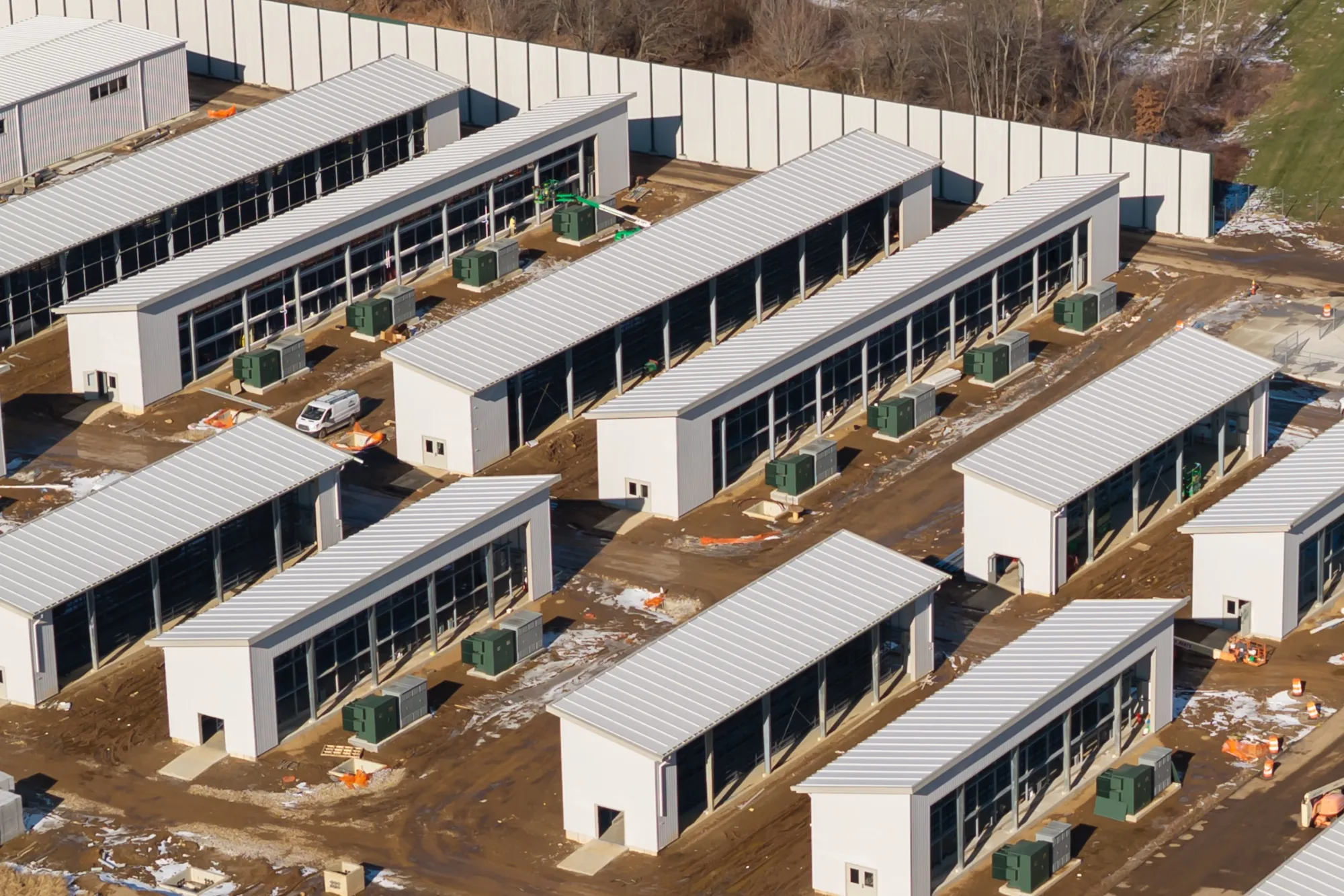 A data center under construction in Massillon, Ohio.