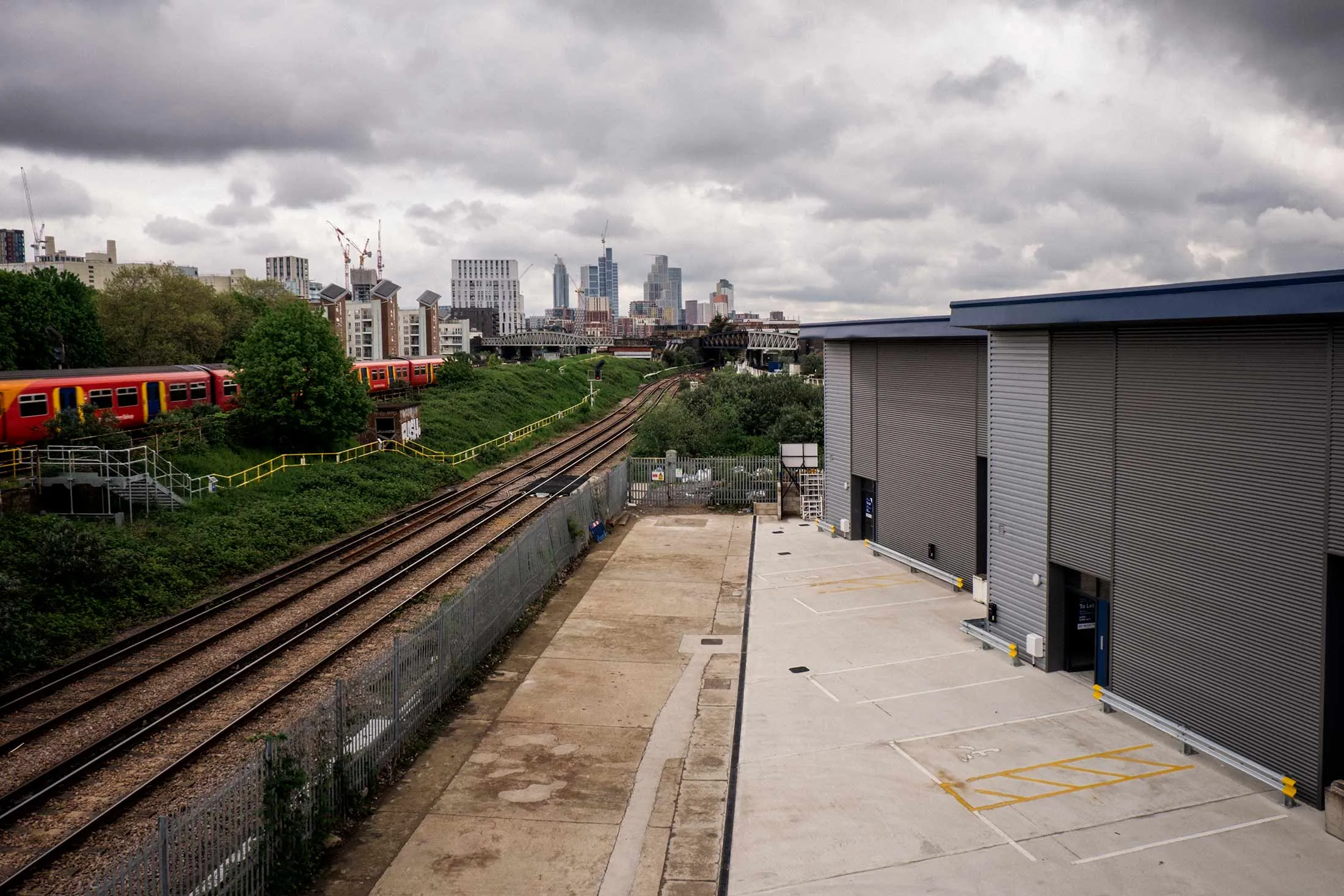 Parkfield Industrial Estate in London’s Battersea district.