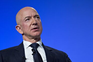 Amazon CEO Jeff Bezos Speaks At Air Force Association Air, Space & Cyber Conference