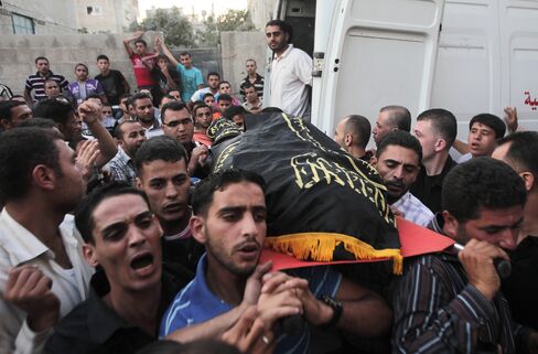 Israeli Air Force Strikes Gaza Following Hamas Mortar Attack