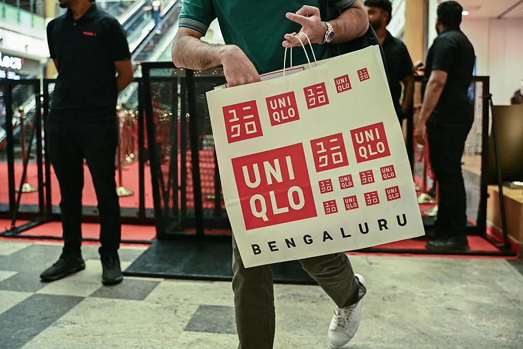 A Uniqlo Bengaluru shopper.&nbsp;
