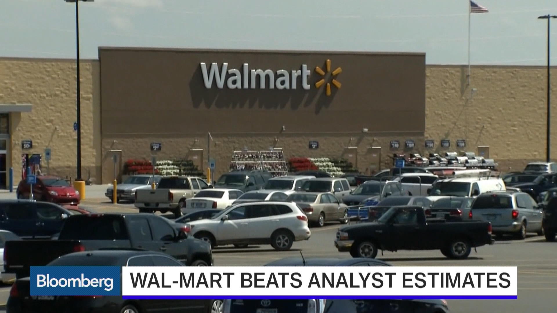 Watch Wal-Mart Beats Retail Slump On Sales, Profit Growth - Bloomberg