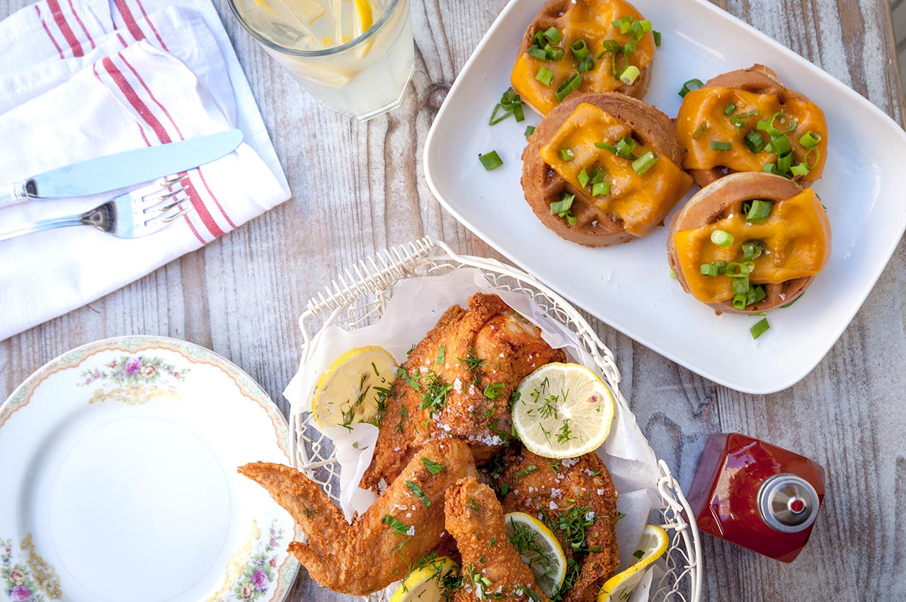 Tejal Rao's Fried Chicken Biscuits with Hot Honey Butter