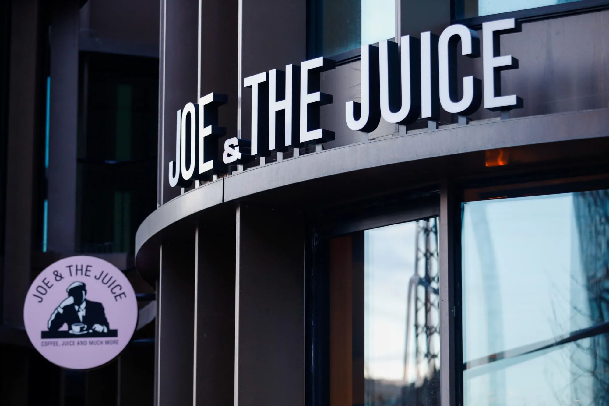 A Joe &amp; the Juice store in Copenhagen.