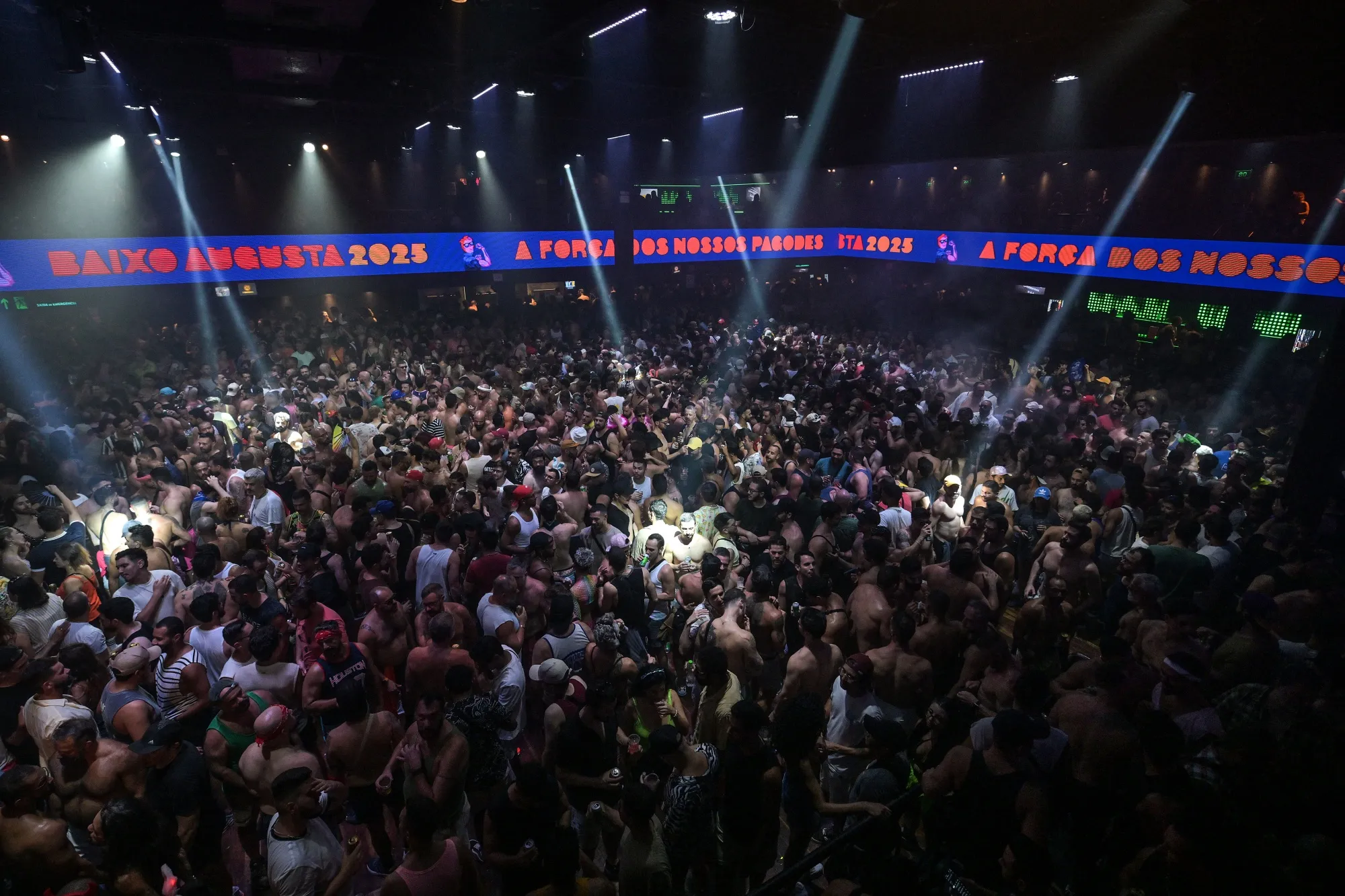 A scene from a&nbsp;pre-carnival ball in São Paulo.