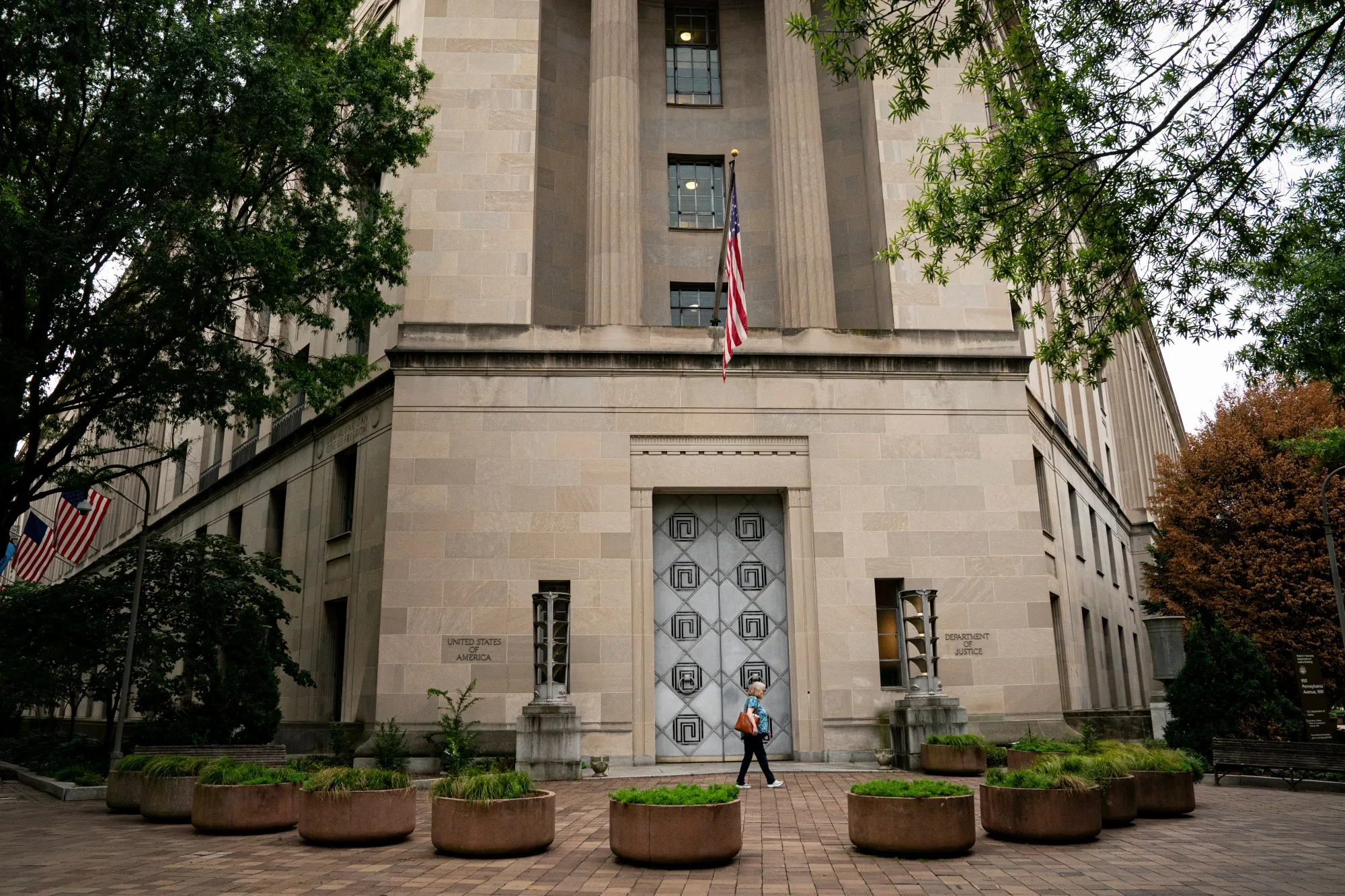 The US Department of Justice in Washington.