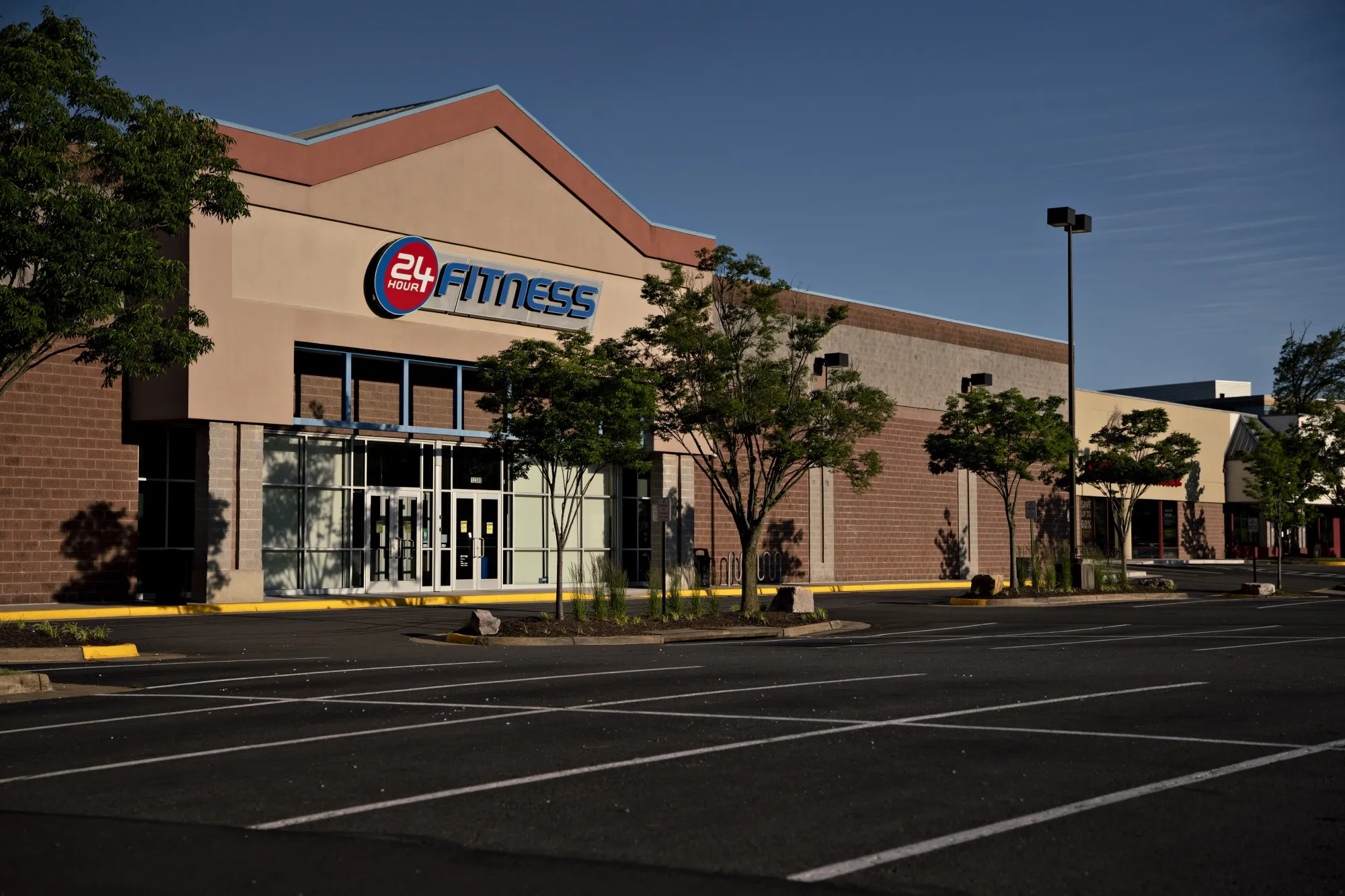 A 24 Hour Fitness gym in Fairfax, Virginia.