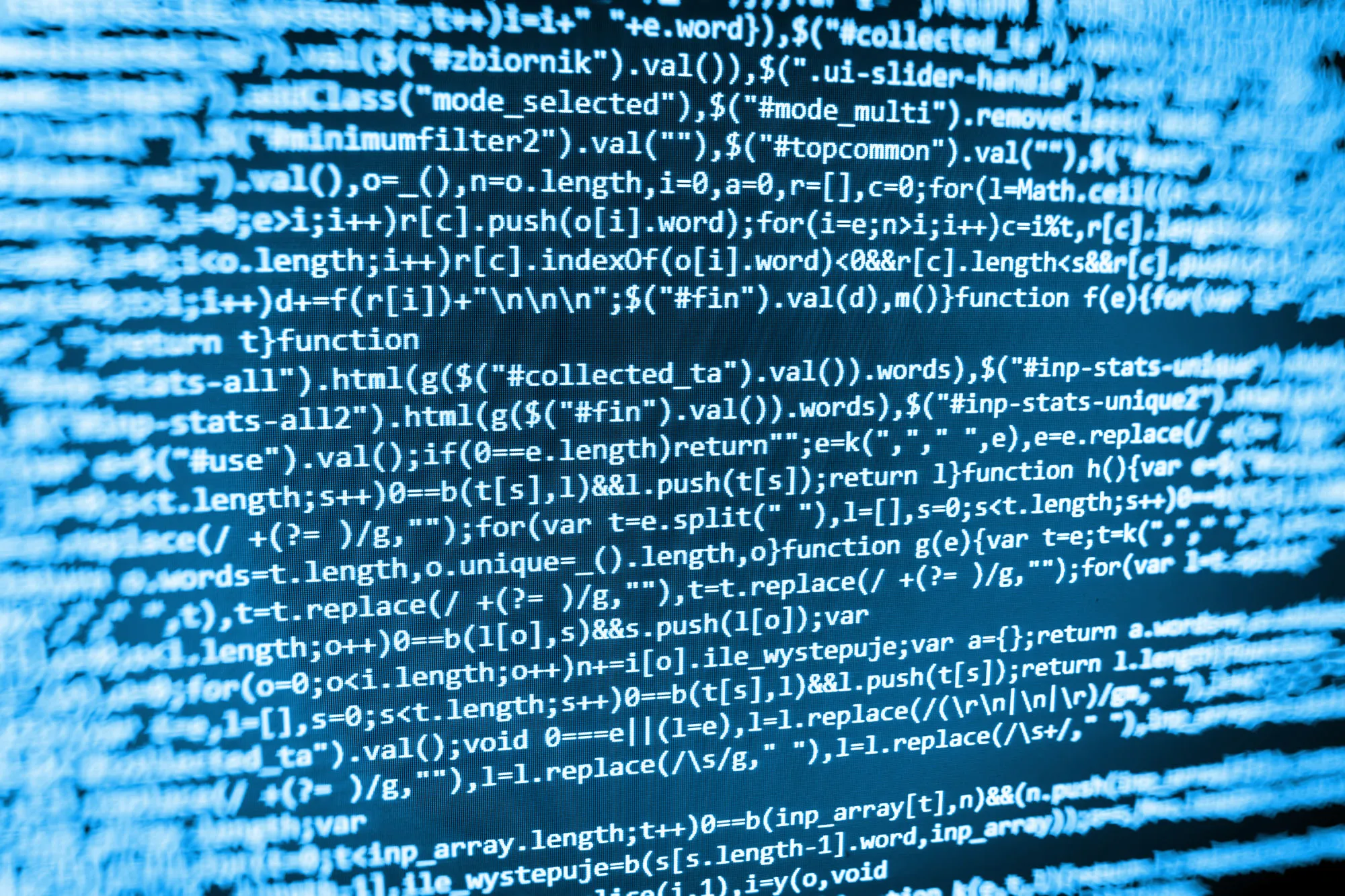 Computer source code programmer script developer. Modern technology background. Web software.