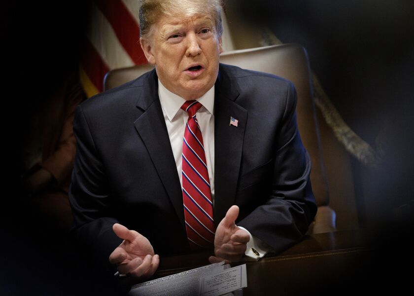 President Trump Holds Cabinet Meeting At White House
