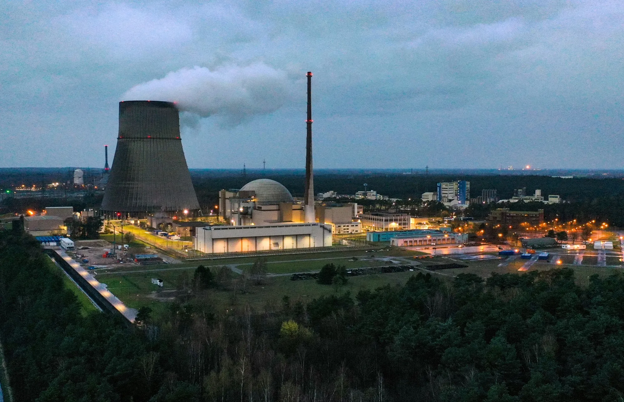 RWE’s Emsland nuclear power plant in Lingen, in 2023.&nbsp;