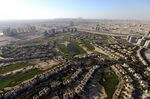 An area of residential housing developments&nbsp;in Dubai, United Arab Emirates.