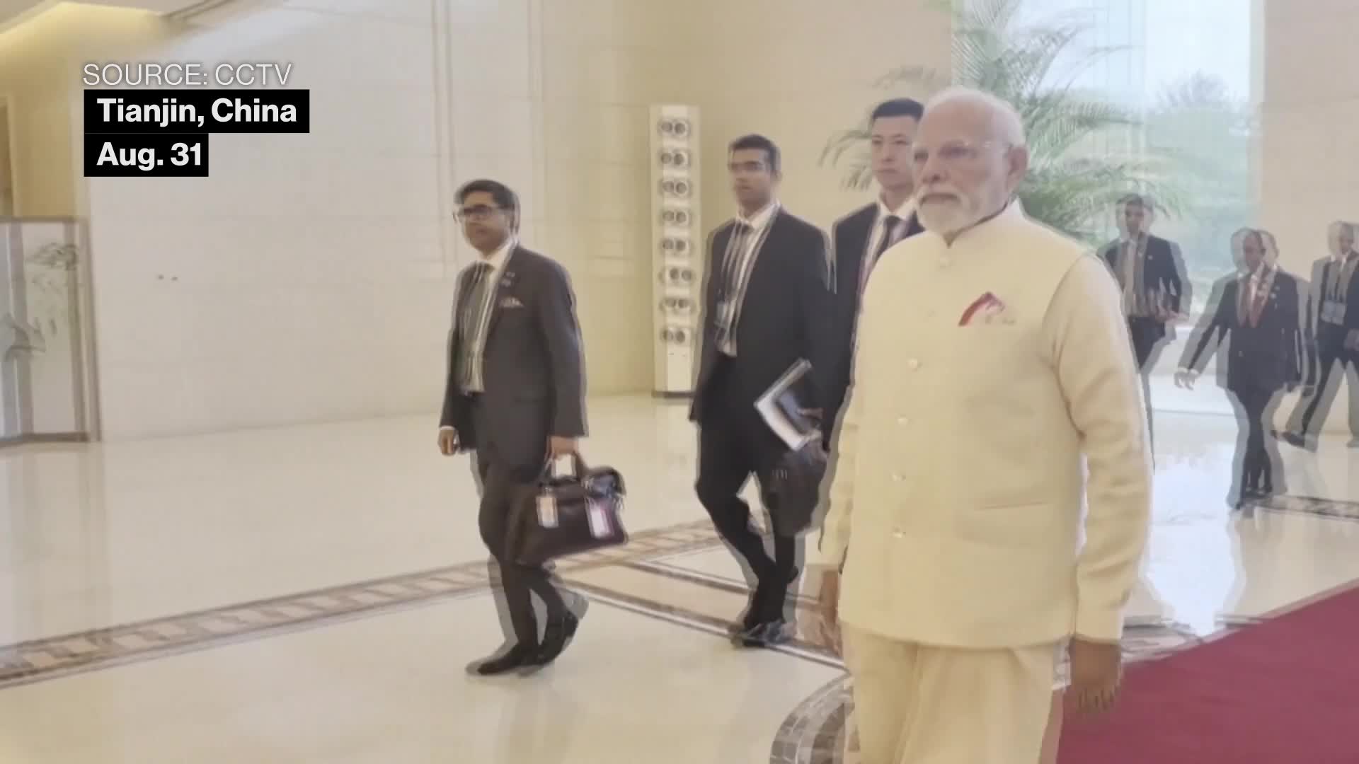 India's Modi Arrives for Xi Meeting