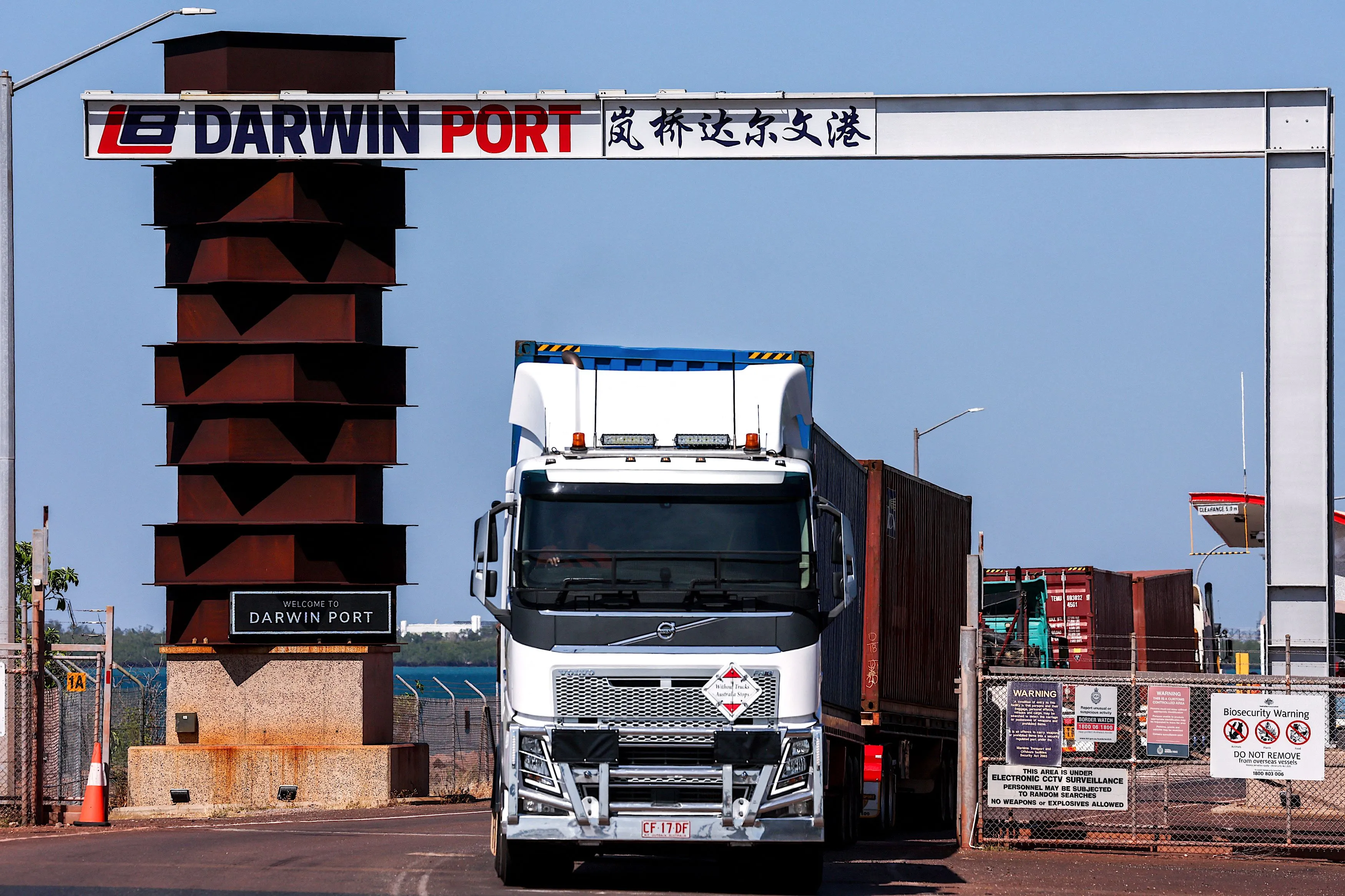 The Darwin Port in the Northern Territory city of Darwin.&nbsp;