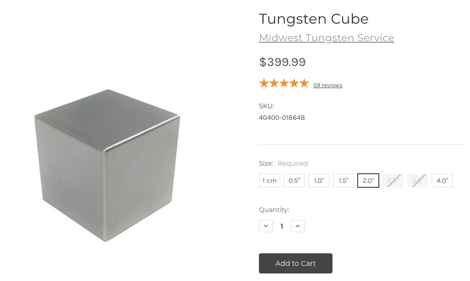 Tungsten Cube Facts Annual Metal Output Could Make 35 Million Cubes a