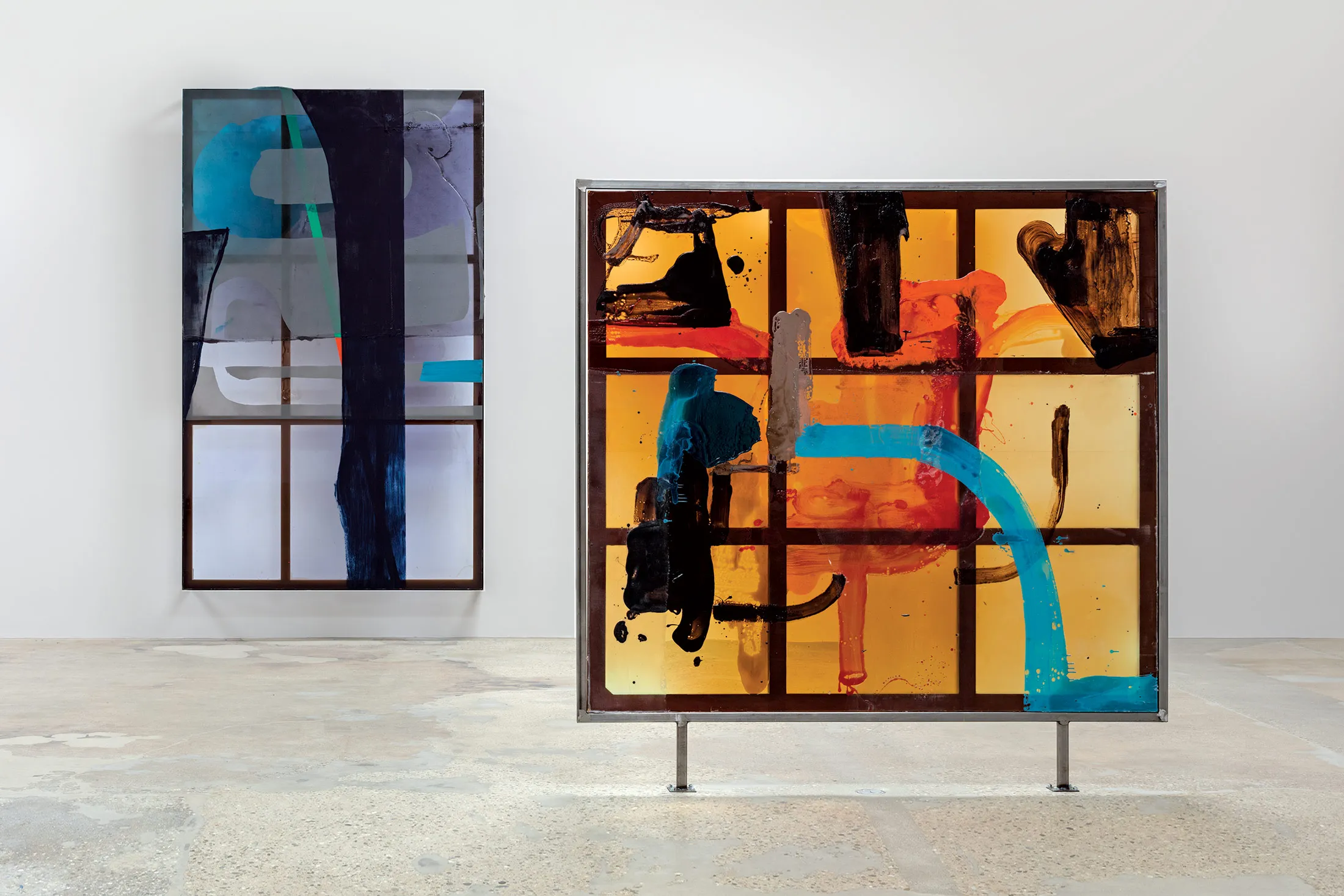 Alex Hubbard’s Basic Perversions, shown at L.A.’s Maccarone gallery. Hubbard’s work has fluctuated in value over the years, according to ArtRank.
