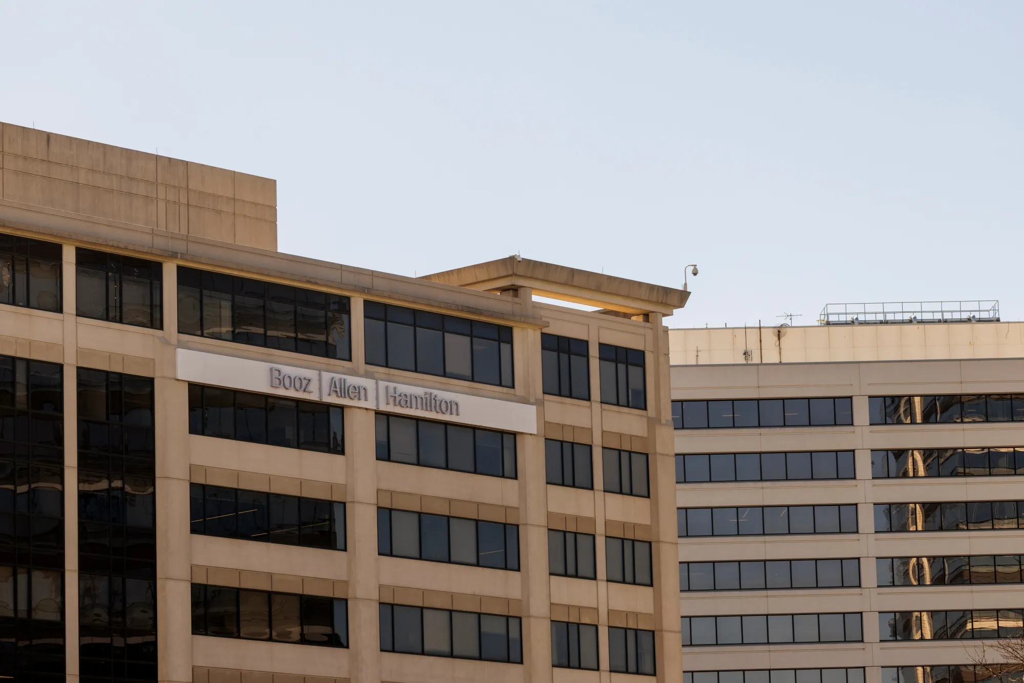 The Booz Allen Hamilton Holding Corporation headquarters in Mclean, Virginia.
