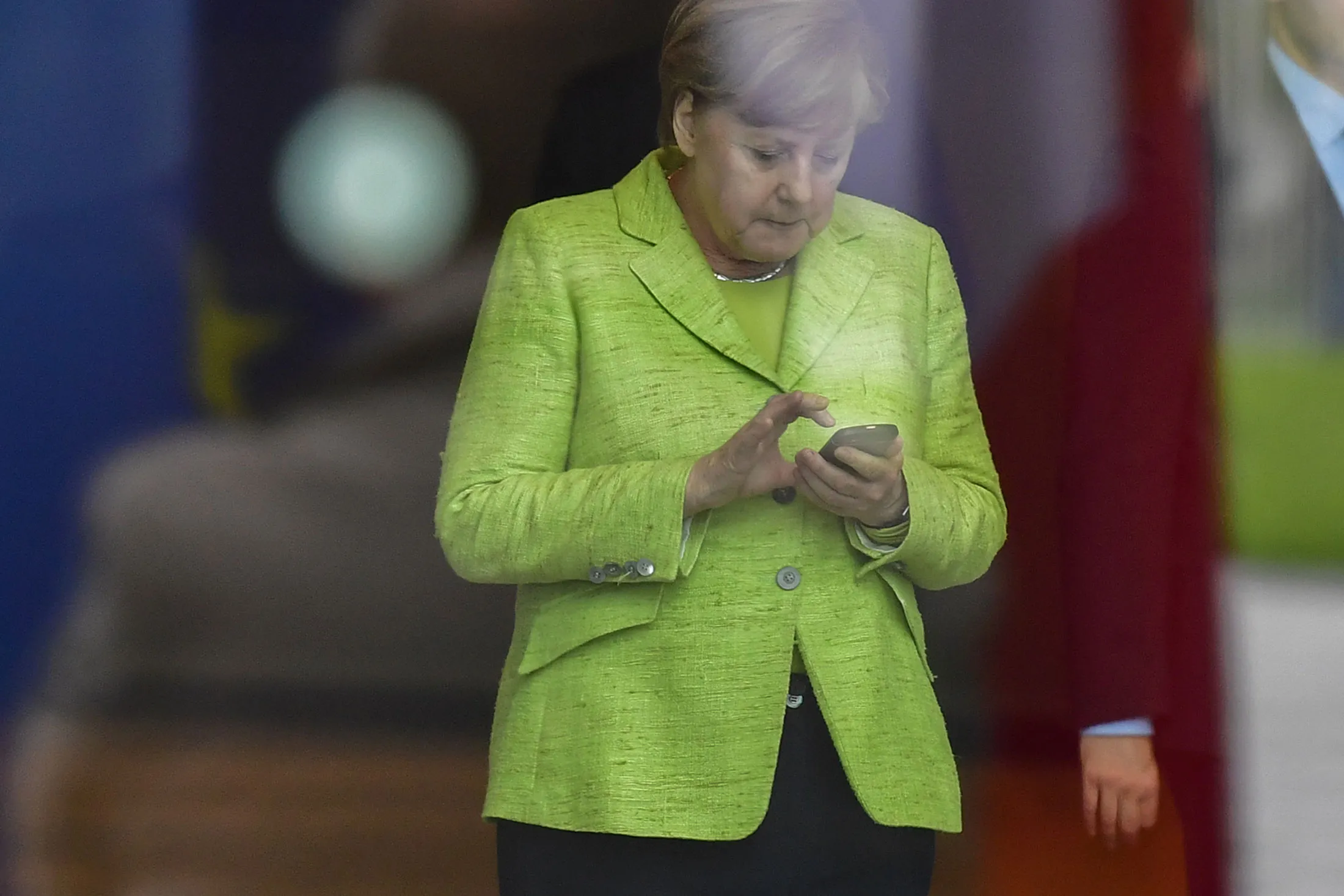 German Chancellor Angela Merkel.
