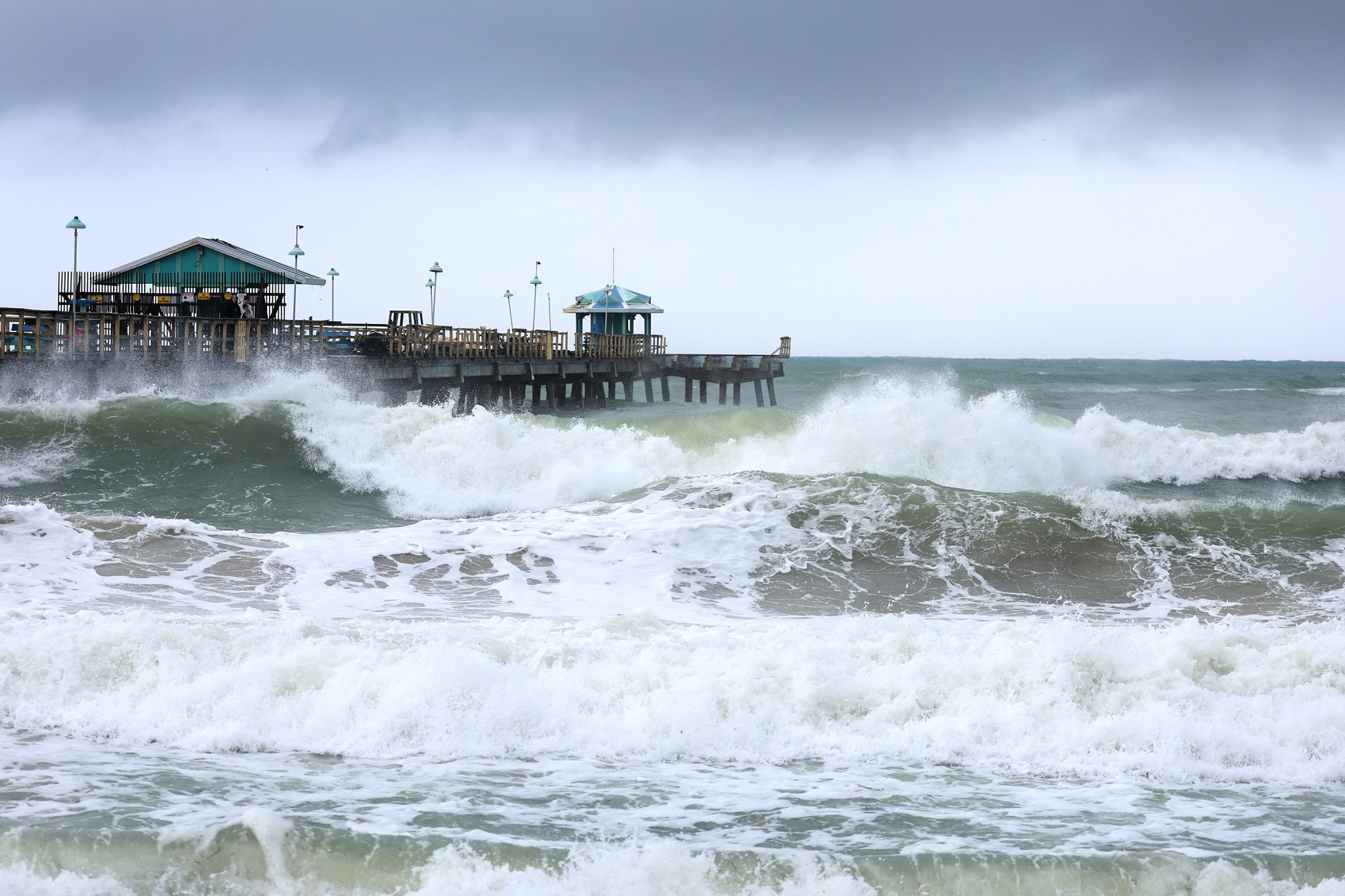 Nicole churning across Florida as a tropical storm