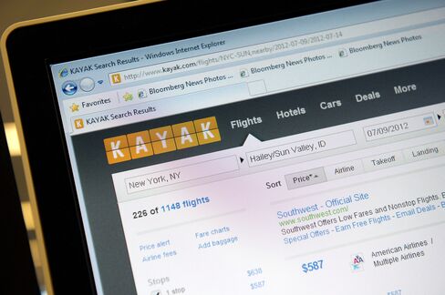 Priceline to Purchase Web-Travel Site Kayak for $1.8 Billion